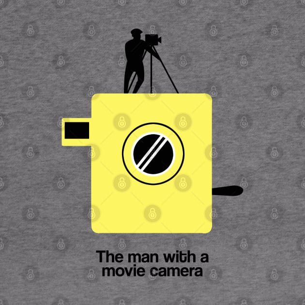 The Man with a Movie Camera Russian Minimal Movie Fan Art Dziga Vertov by Rozbud